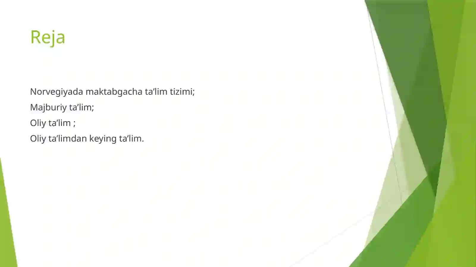 Norvegiya ta’lim tizimi 2