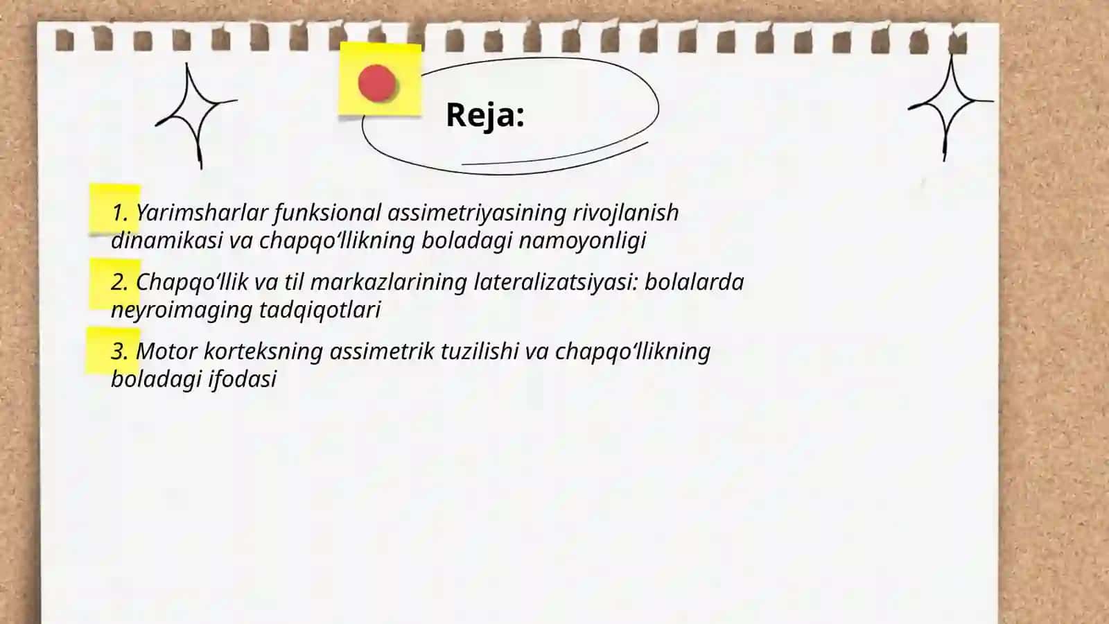 Yarimsharlar funksional assimetriyasining boladagi chapqo‘llik bilan bog‘liqligi 2