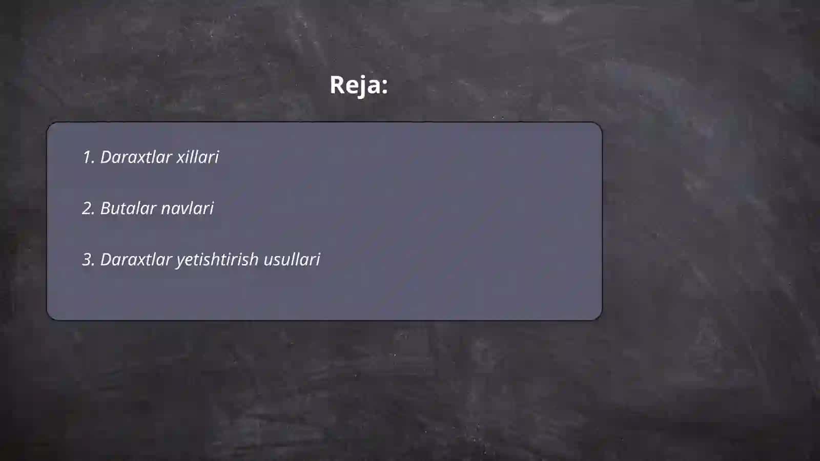 Daraxtlar va Butalar 2