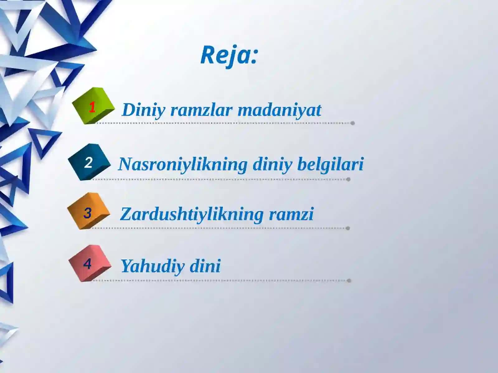 DINIY RAMZLARNING ZAMONAVIY TALQINLARI 2