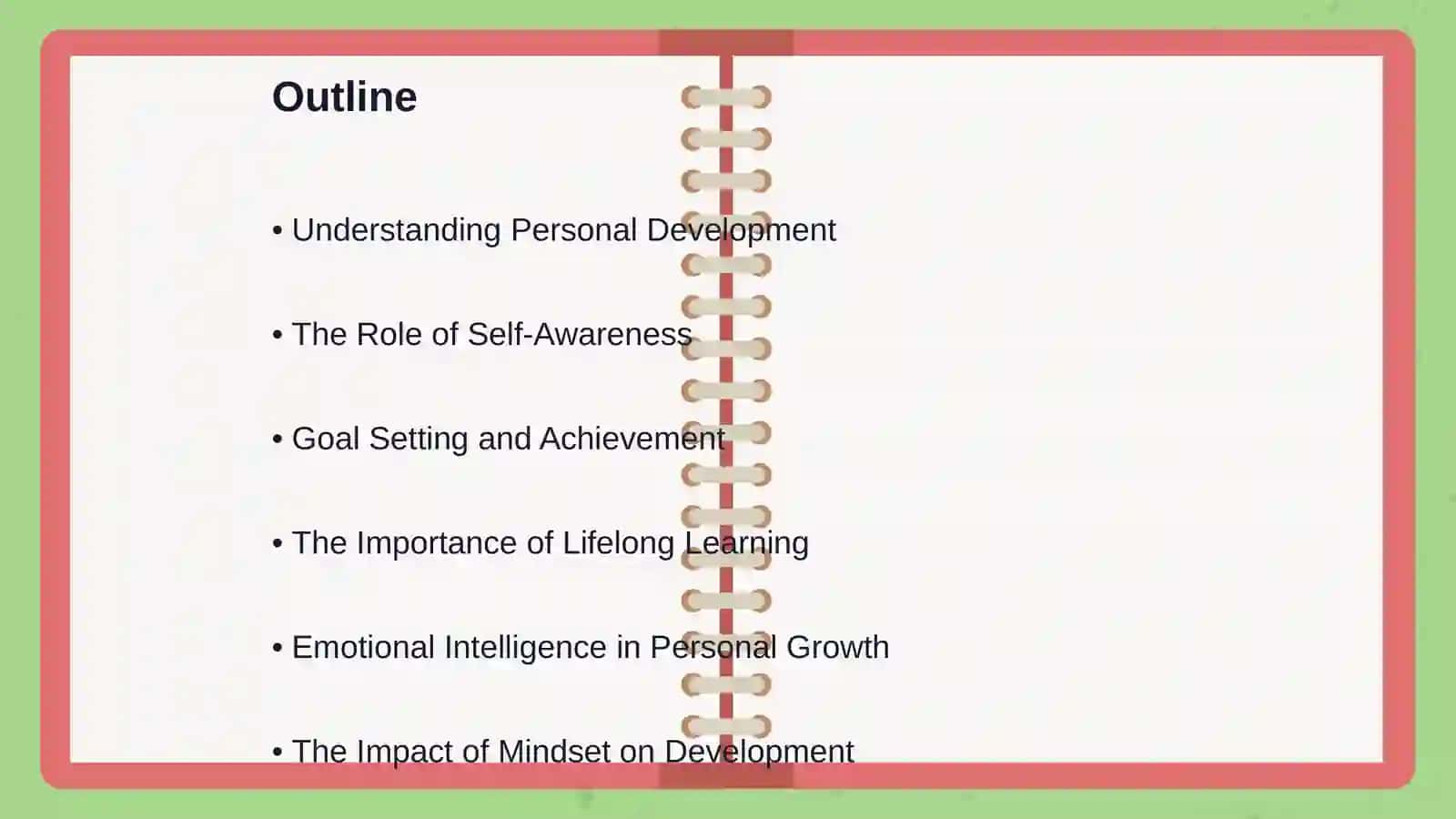 The main factors of personal development 2