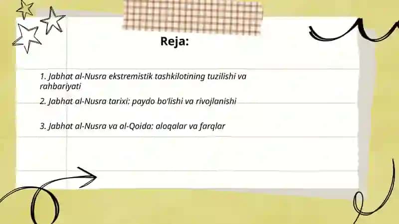 Jabhat al-Nusra ekstremistik tashkilot 2