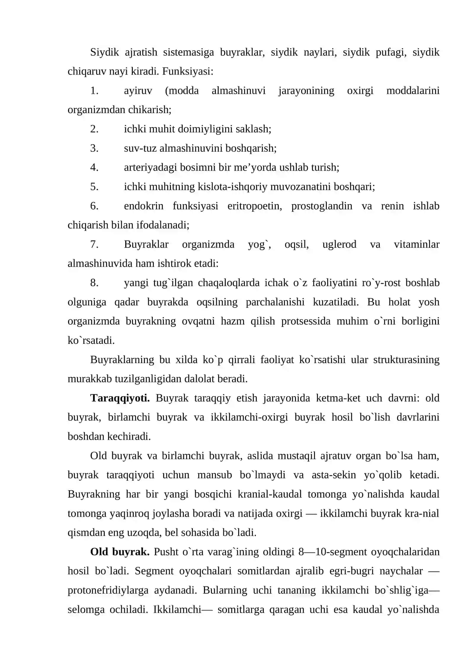 Siydik ajratish tizimi 2