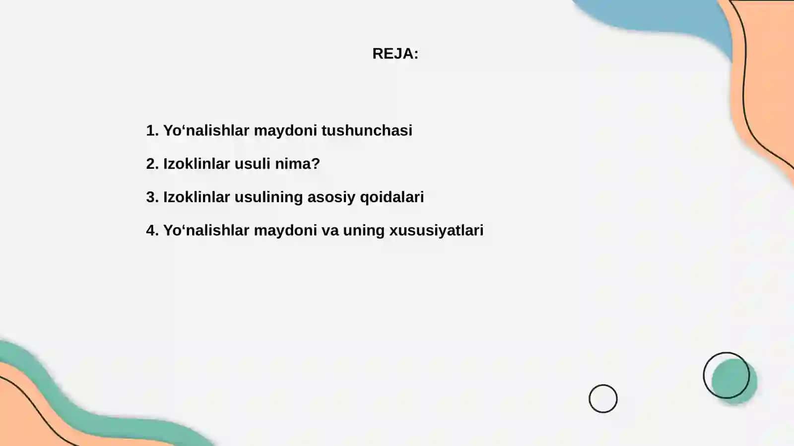 Yoʻnalishlar maydoni 2