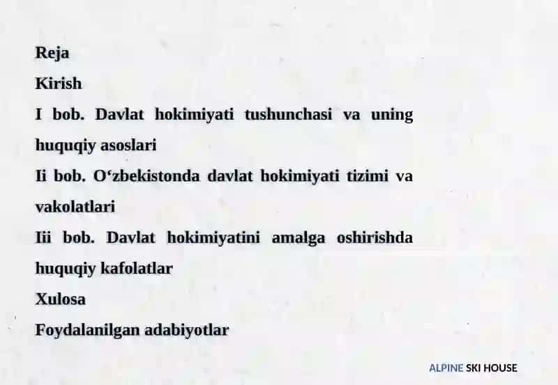 O‘ZBEKISTONDADAVLAT HOKIMIYATINI AMALGA OSHIRISHNING HUQUQIY ASOSLARI 2