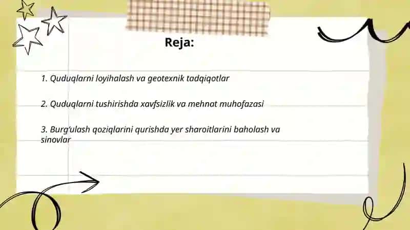 Quduqlarni tushirish 2