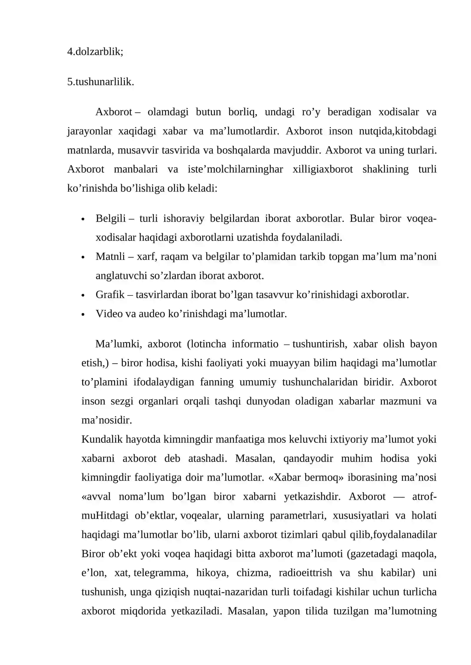 Axborotni saqlash, ishlov berish va himoyalashning zamonaviy texnologiyalari 2