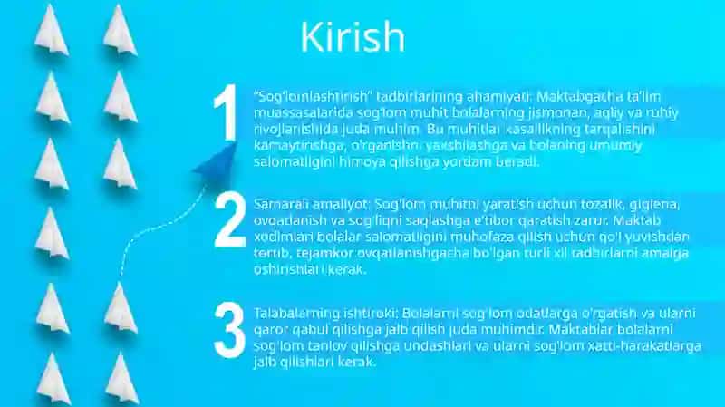 Sog‘lomlashtirish Tadbirlarini Tashkil Etish 2