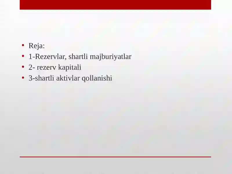 BHXS 37 "Rezervlar, shartli majburiyatlar va shartli aktivlar" 2