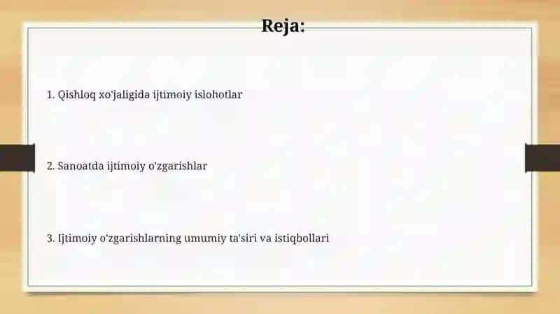 O'zbekistonda ijtimoiy islohotlarning umumiy yo'nalishi 2