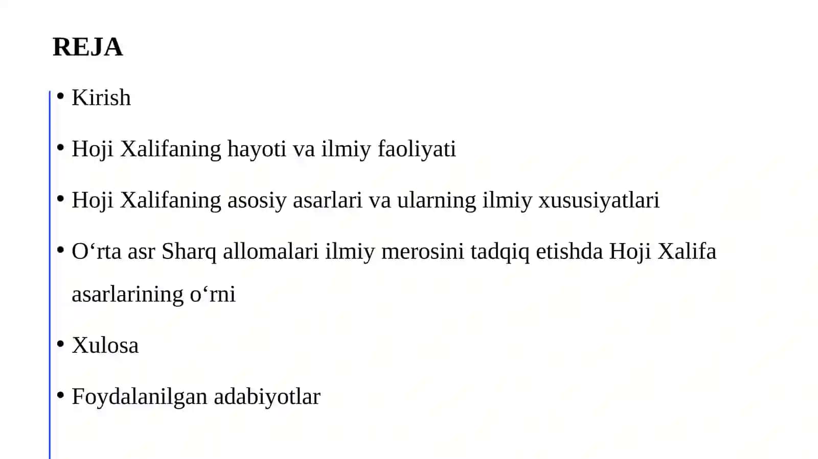 Hoji Xalifa asarining O‘rta asr Sharq allomalari ilmiy merosini o‘rganishdagi o‘rni. 2