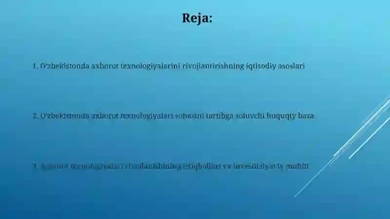 O'zbekistonda axborot texnologiyalarini rivojlantirishning iqtisodiy-huquqiy asoslari 2
