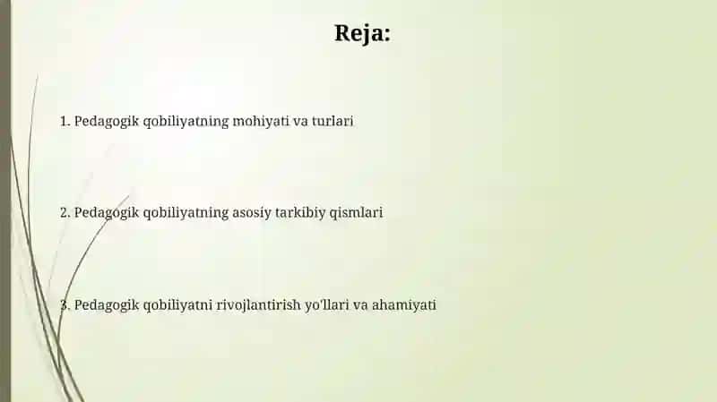 Pedagogik qobiliyatning mohiyati va turlari 2