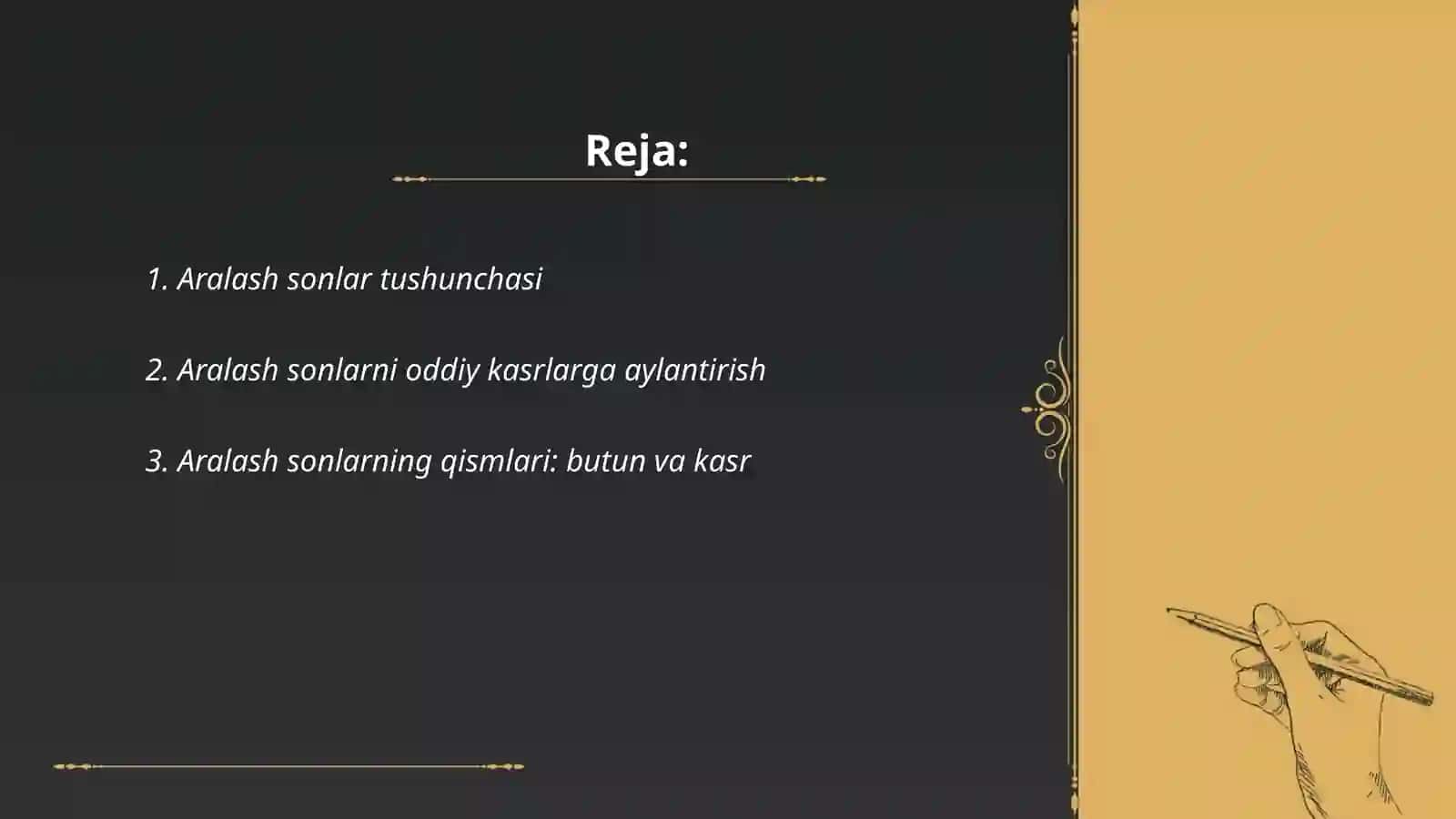 Aralash sonlarni qo'shish va ayirish 2