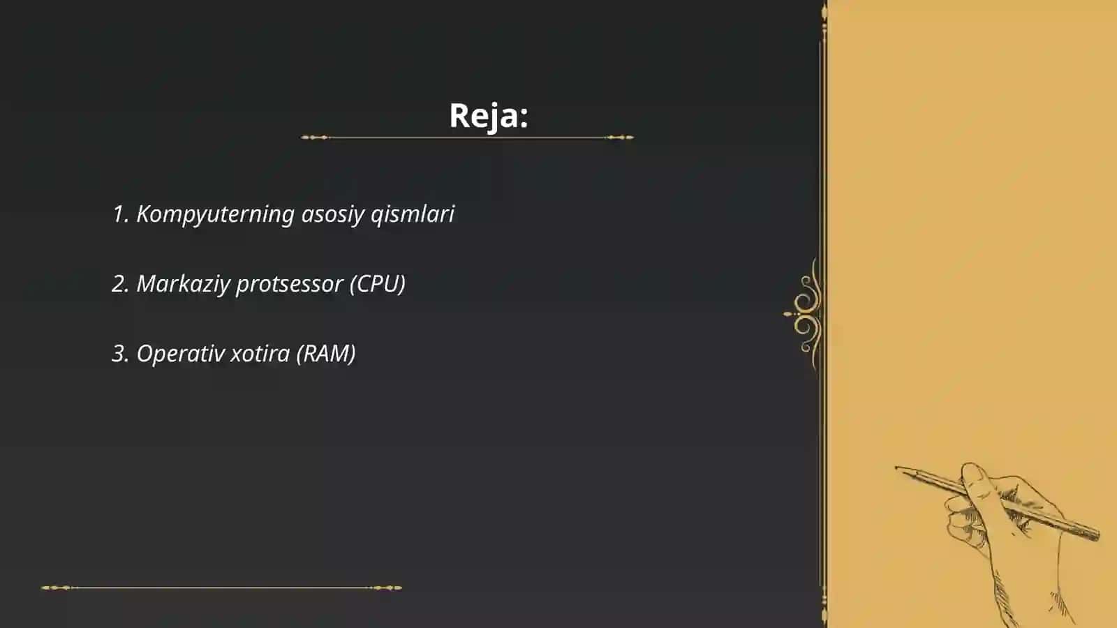 Kapmuyuter va uning tehnikalik bòlaklari 2