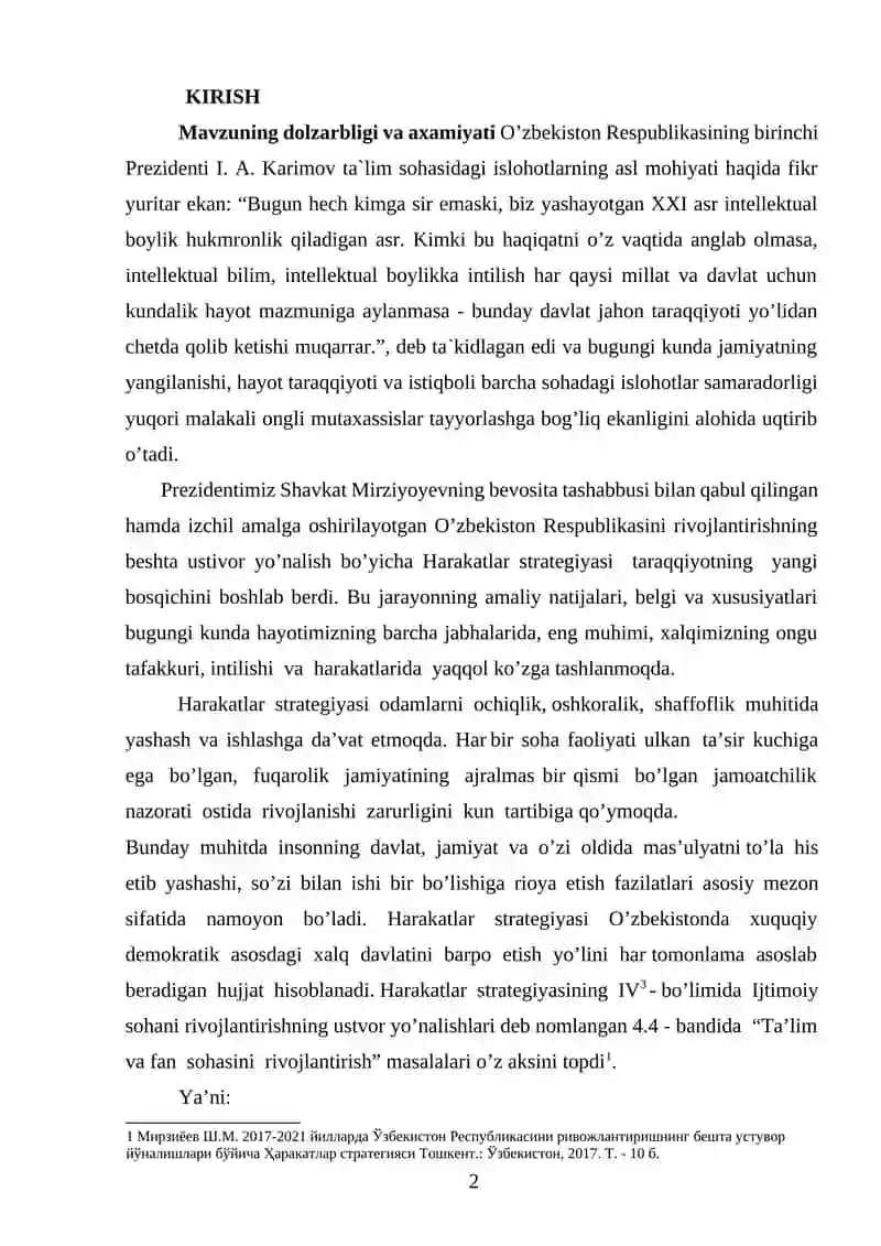 O‘QITISHDA DIDAKTIK TA’MINOTINI YARATISH 2