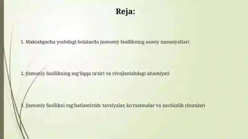 Maktabgacha yoshdagi jismoniy faollikning xususiyatlari 2