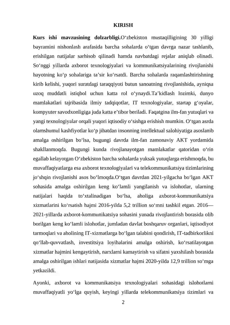 Zamonaviy kompyuter grafikasi va multimedia texnologiyalaridan foydalanish 2
