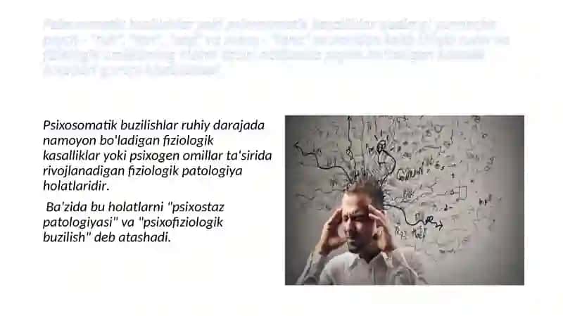 Psixosomatikbuzilishlar 2