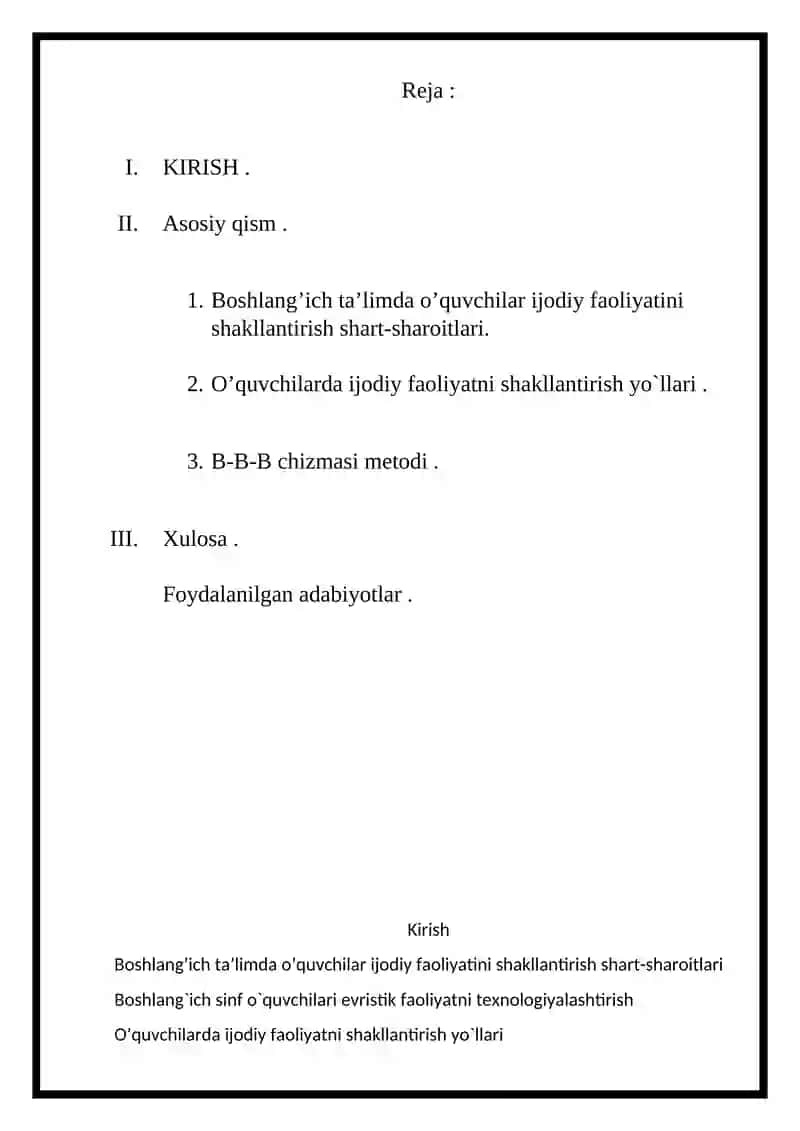 Adabiyot darslarida o'quvchilarning ijodiy tafakkurini shakllantirishga doir interfaol o'yinlardan foydalanish 2