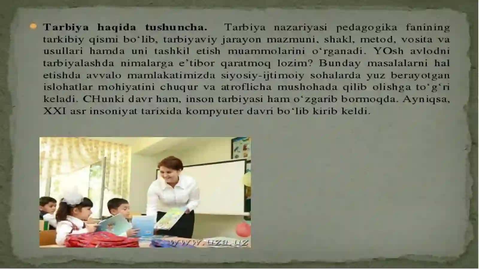 TARBIYA PSIXOLOGIYASI 2