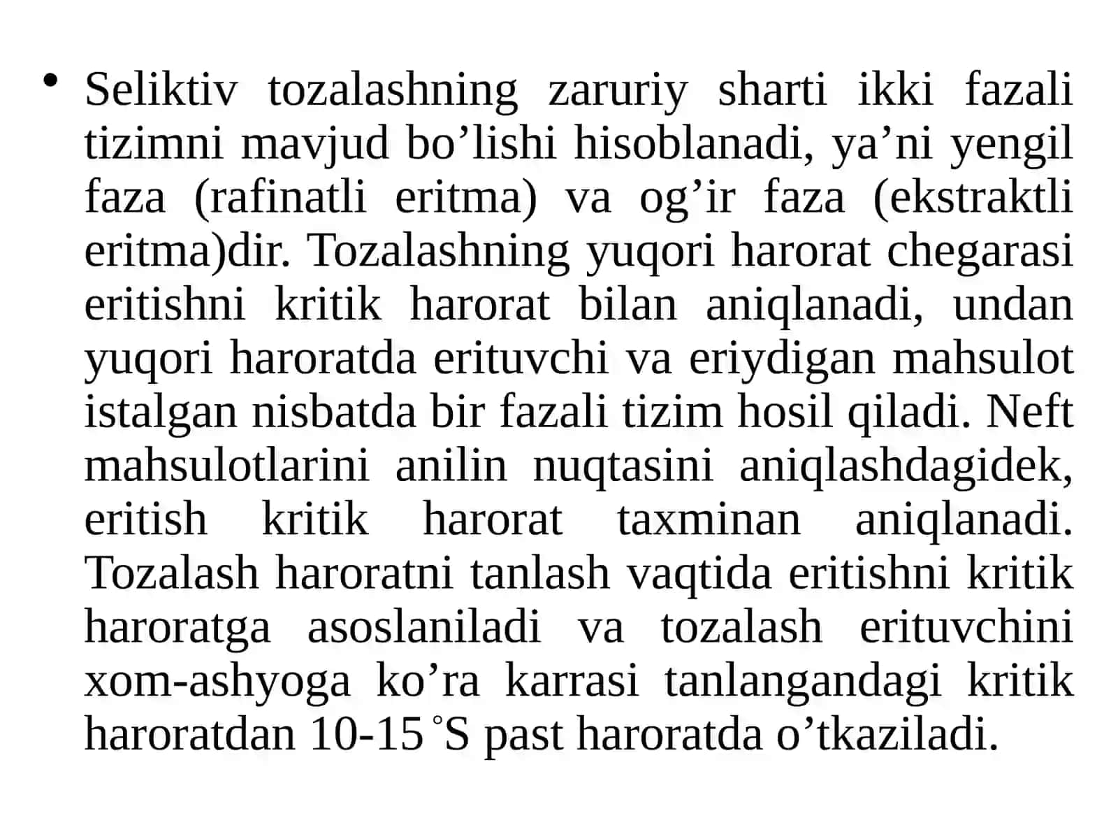 LABORATORIYAishi-№7Moylifraksiyalarvadeasfaltizatlarniselektivtozalash 2
