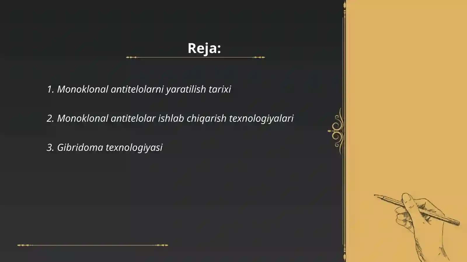 Monoklonalantitelolar olish usullari va meditsina amaliyotida qoʻllanishi 2