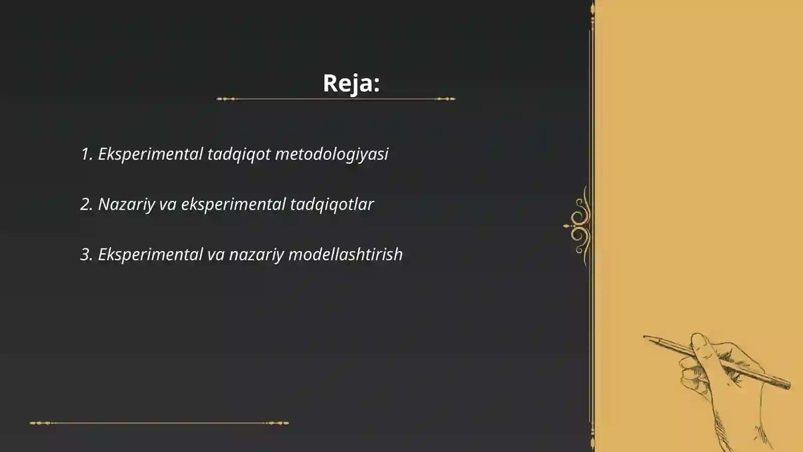 Eksperimental tadqiqot 2