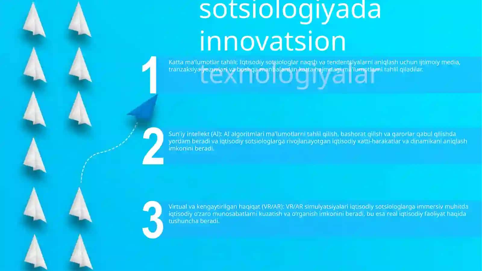 Sotsiologiyada Iqtisodiy Sohani OʻRganishdagi Innovatsion Texnologiyalar 2
