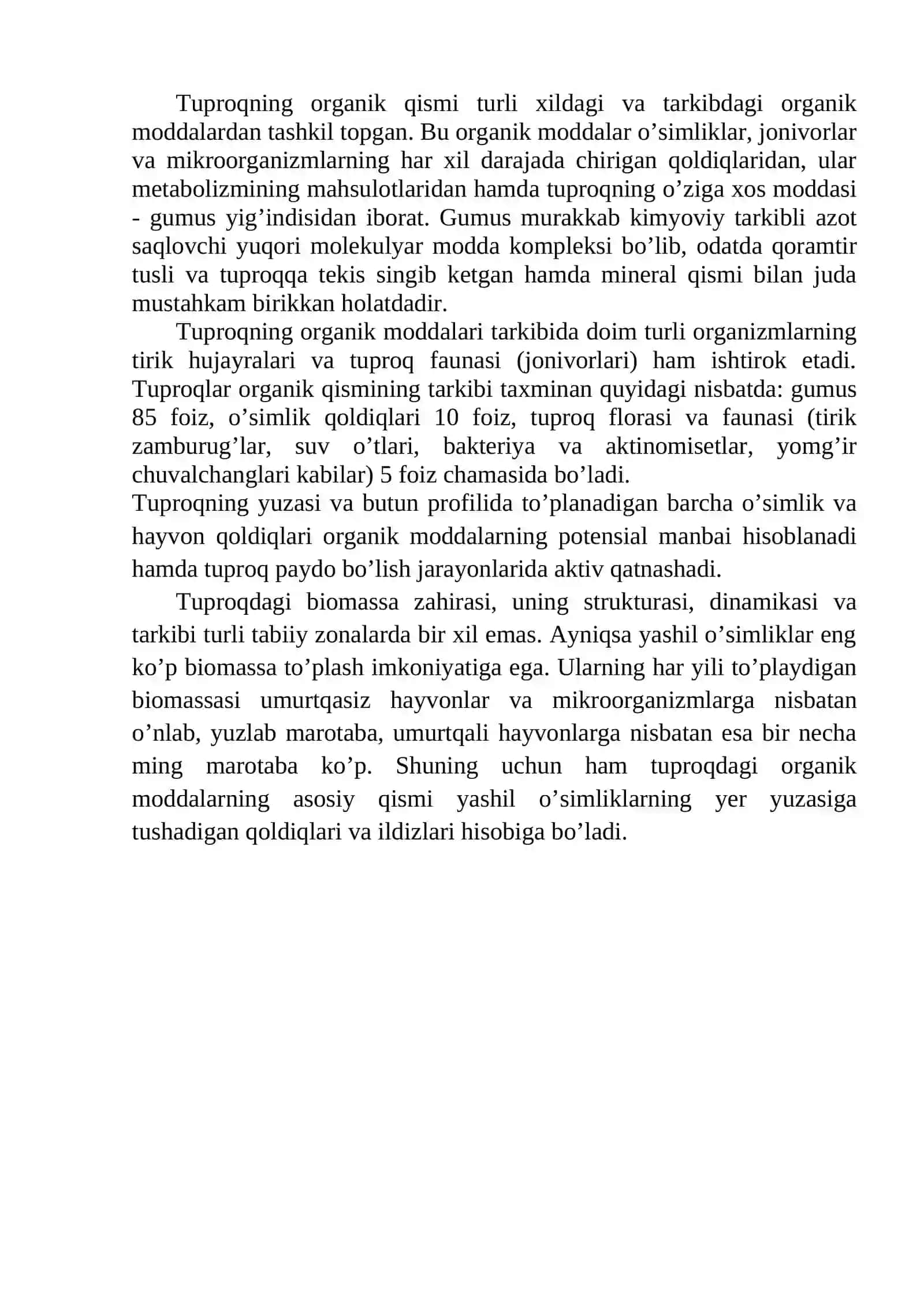 O'rganik tuproqni tahlil qilish 2