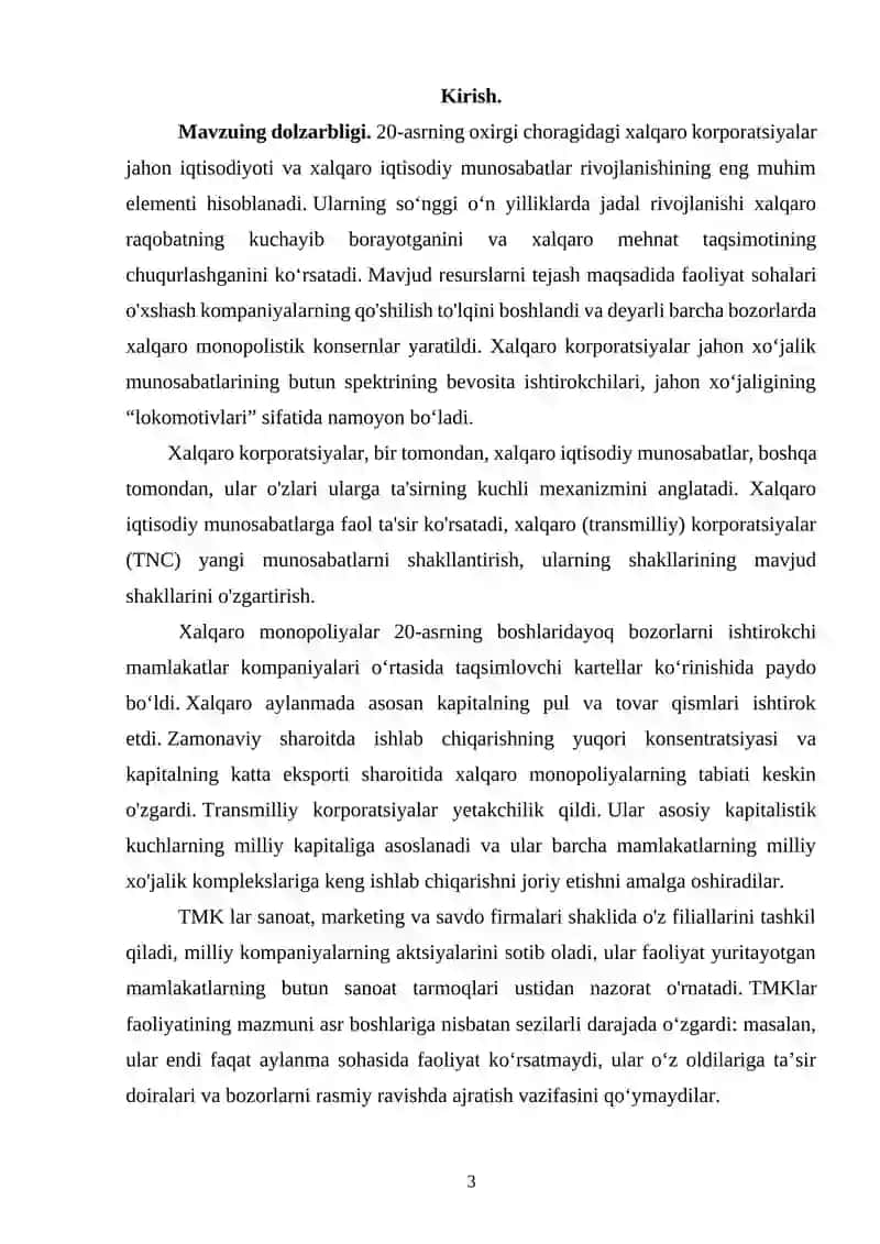 XO`JALIK HAYOTINING TRANSMILLIYLASHUVI: YIRIK TMKLARNING RIVOJLANISHI 2