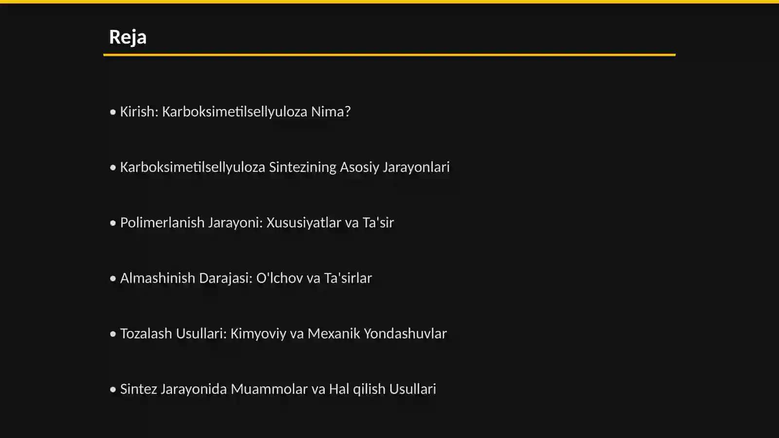 Karboksimetilsellyuloza: Sintez va Tozalash Usullari 2