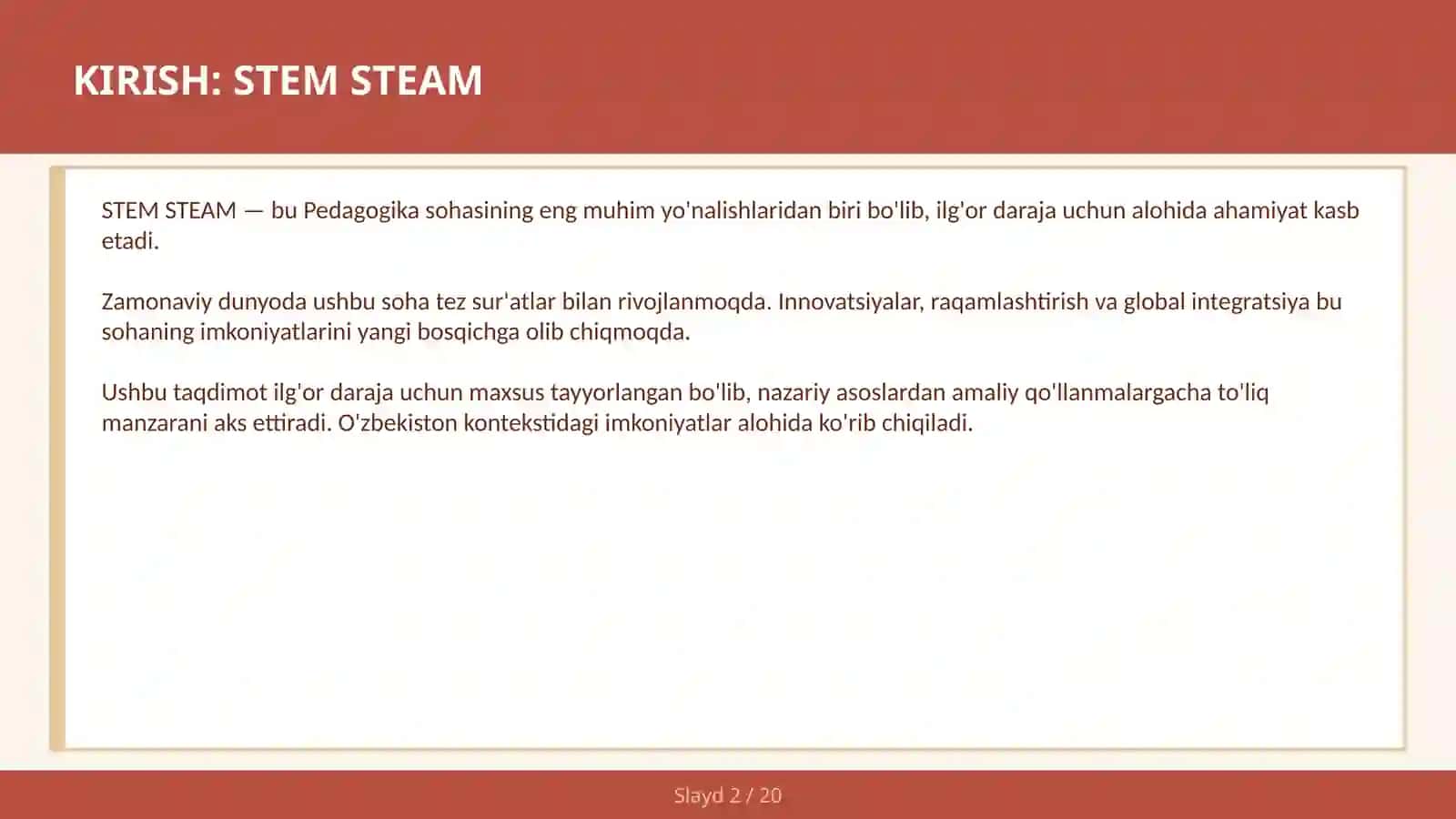 STEM STEAM 2