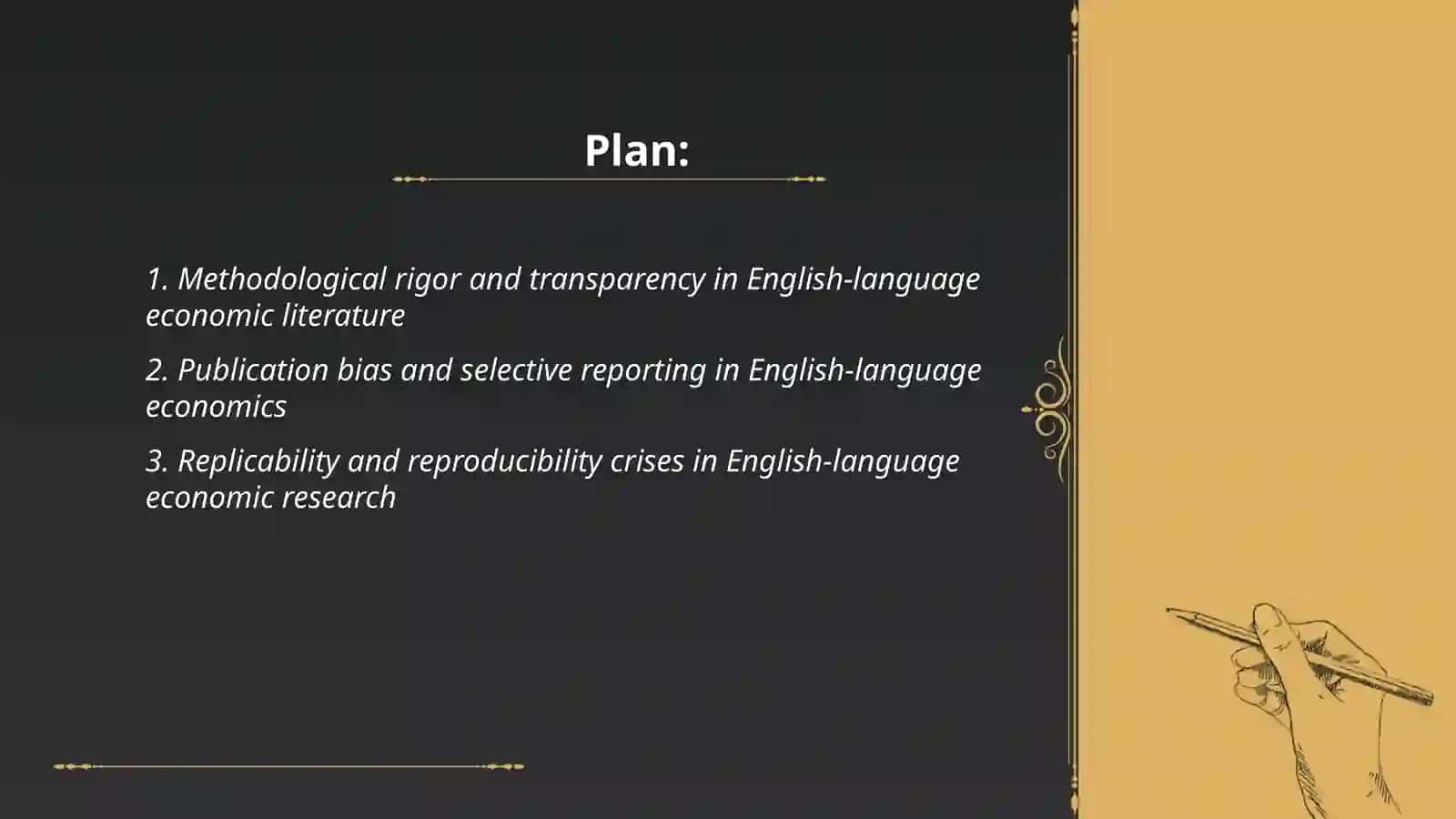 Critical Review of English-language Economic Literature 2