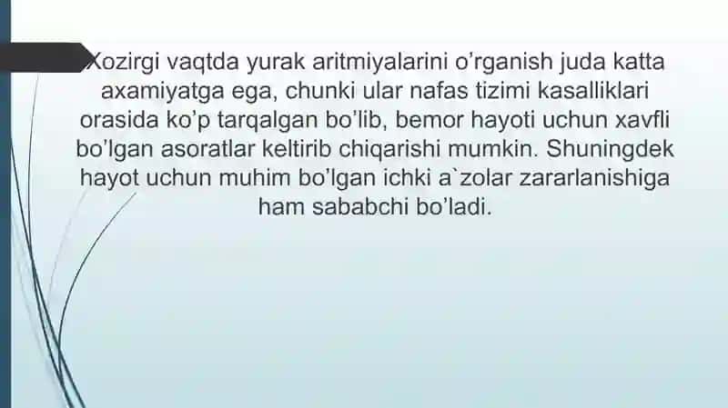 YURAK ARITMIYALARI 2