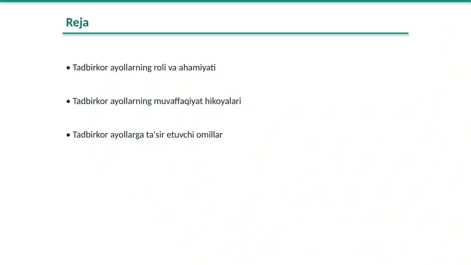 Tadbirkor ayollar 2