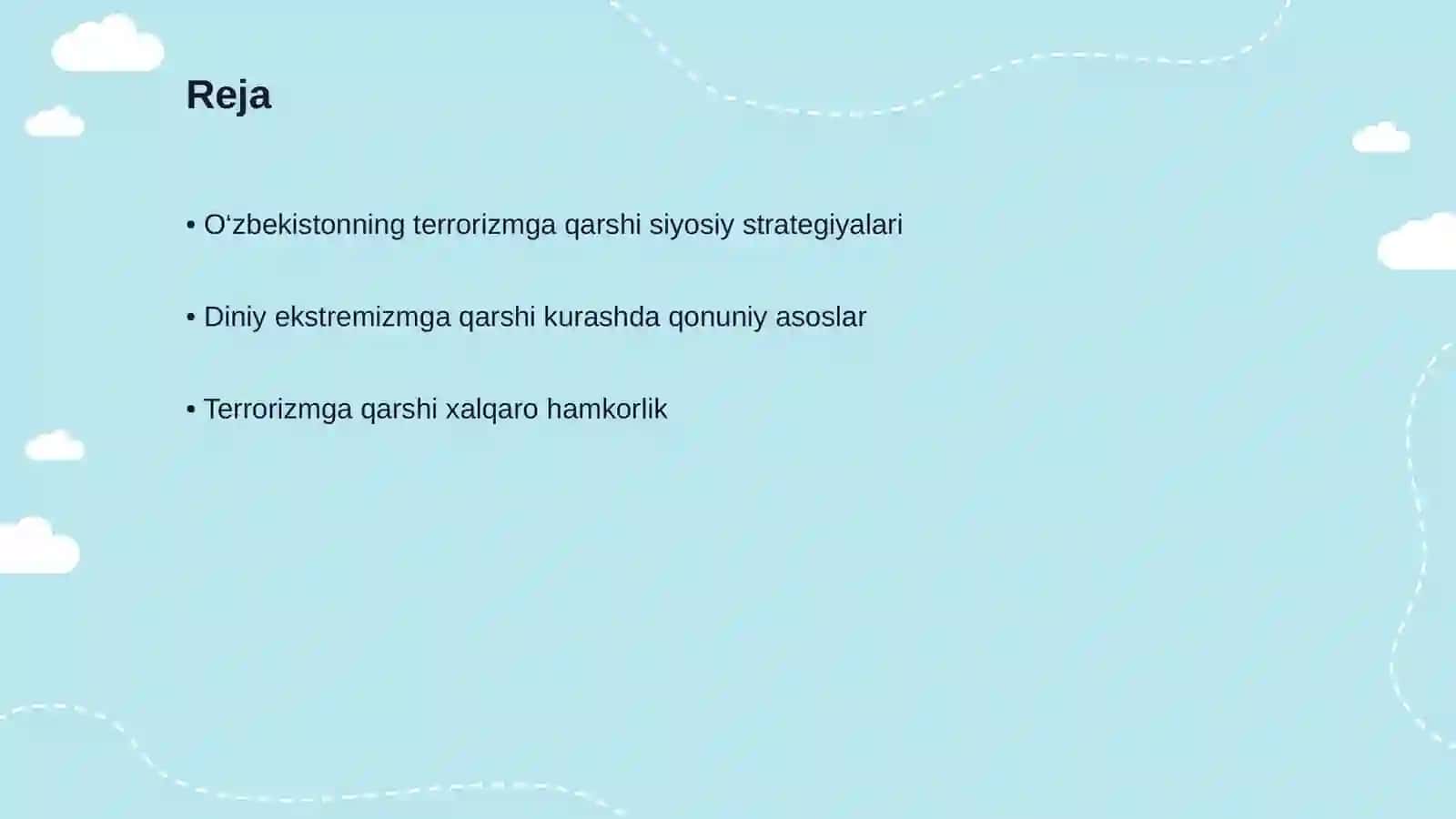 O‘zbekistonning terrorizm va diniy ekstremizmga qarshi kurash tajribasi 2