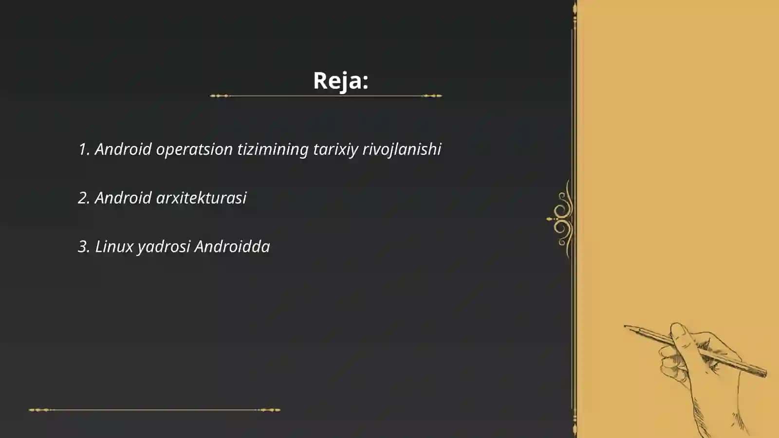 Android mobil operatsion tizimi 2