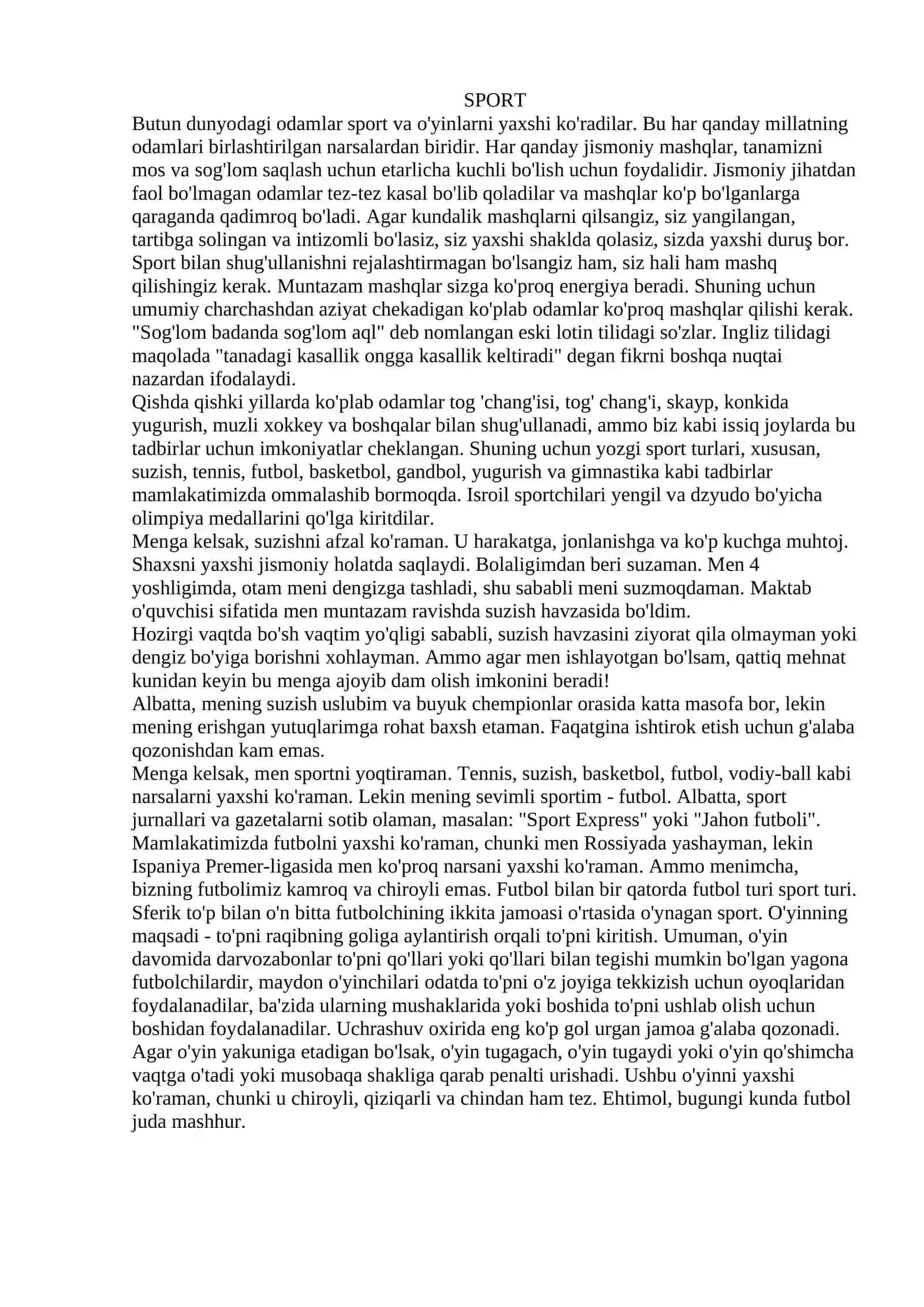SPORT 2