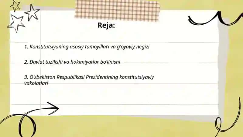Oʻzbekiston Respublikasi konstitutsiyasi 2