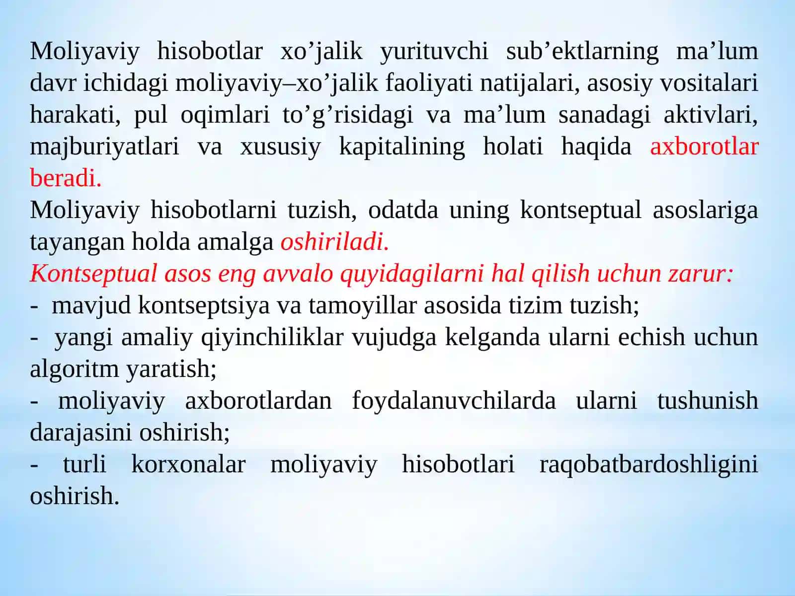 Moliyaviy Hisobotni Tuzish va Topshirish Tartibi 2