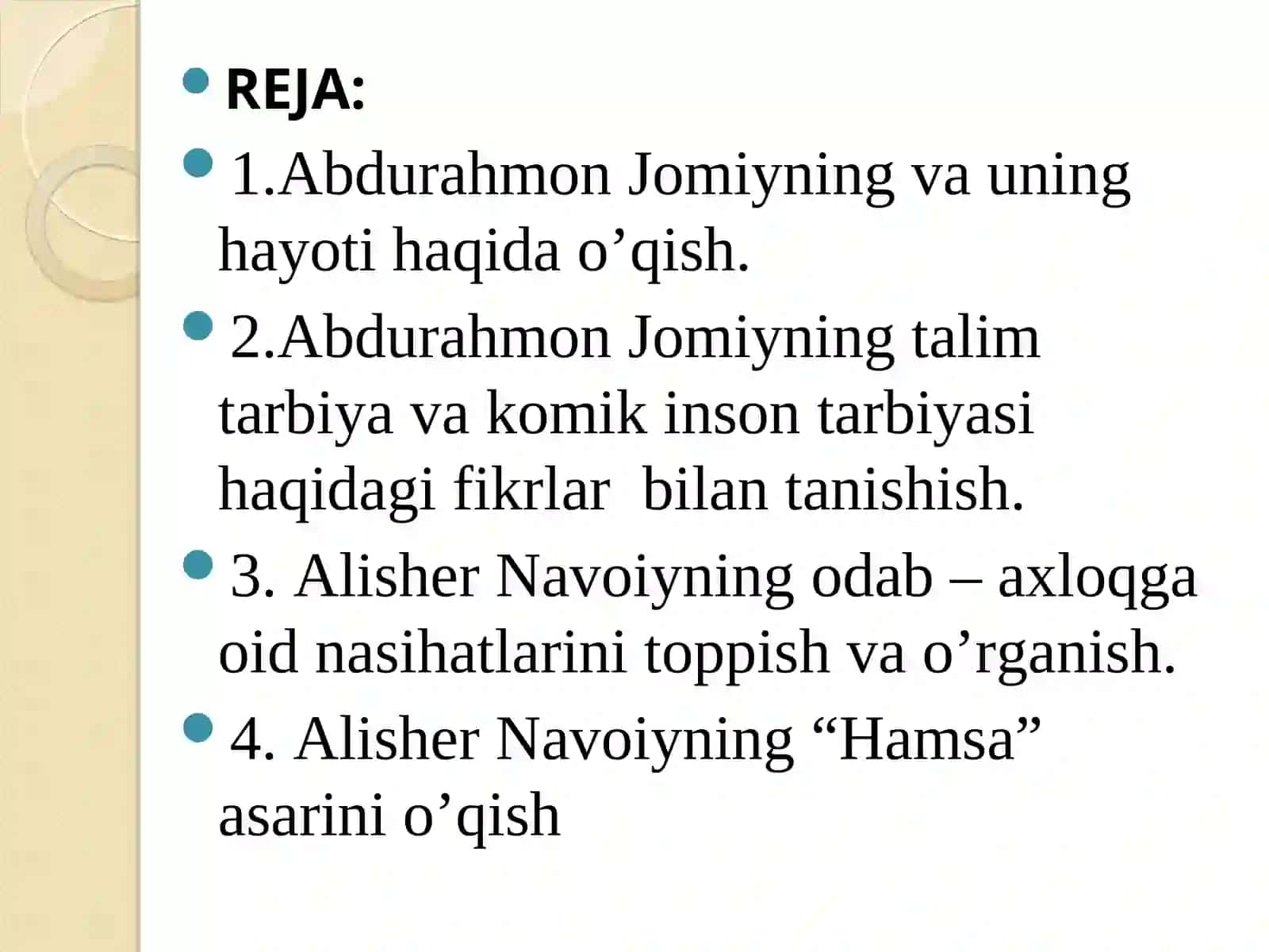 Abdurahmon Jomiyning Ta’limiy va Axloqiy Qarashlari 2