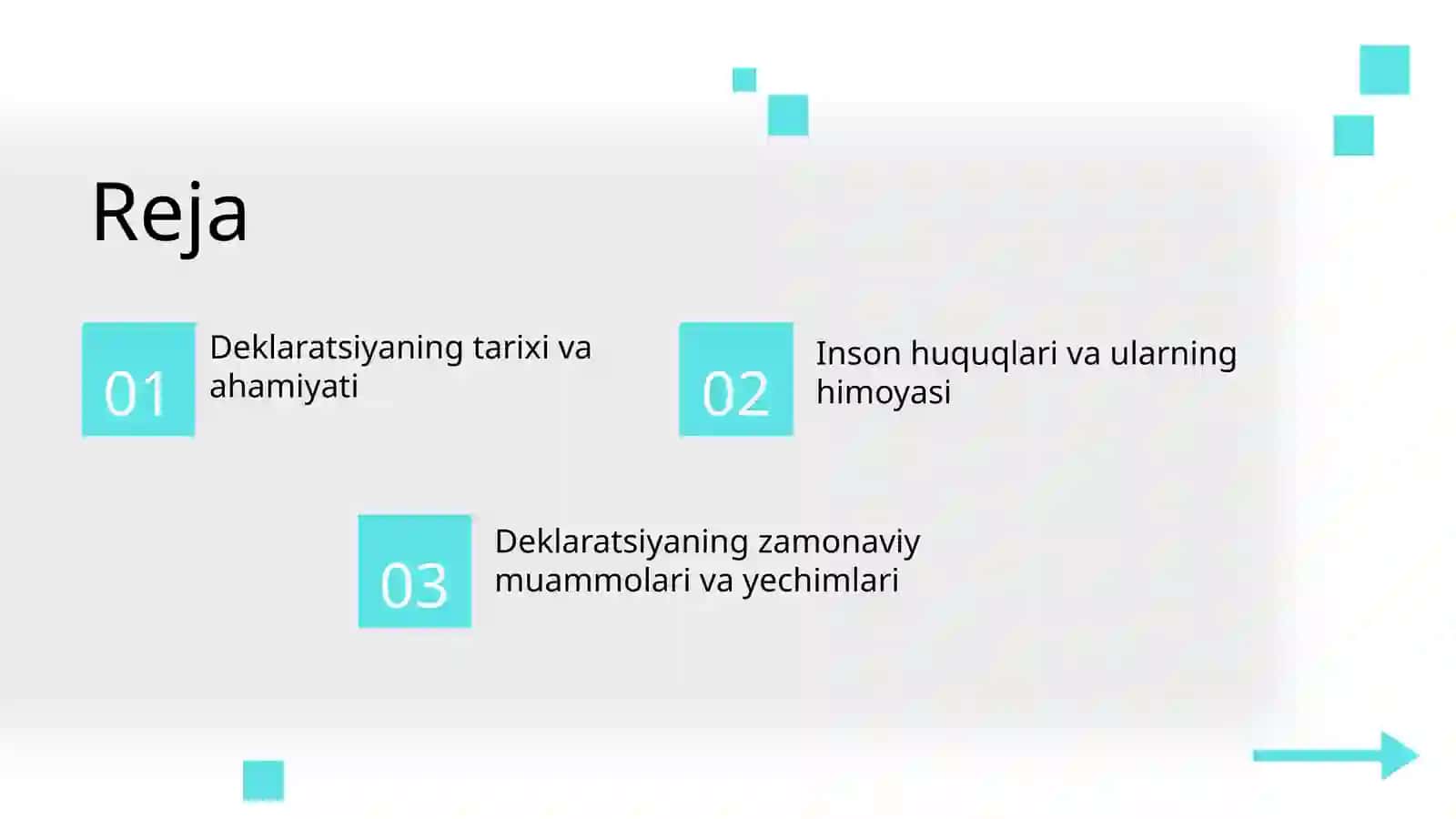 Inson huquqlari umumjahon deklaratsiyasini òrganish 2