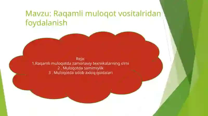 Kasbiy Nutq Madaniyati Fan Taqdimotishi 2