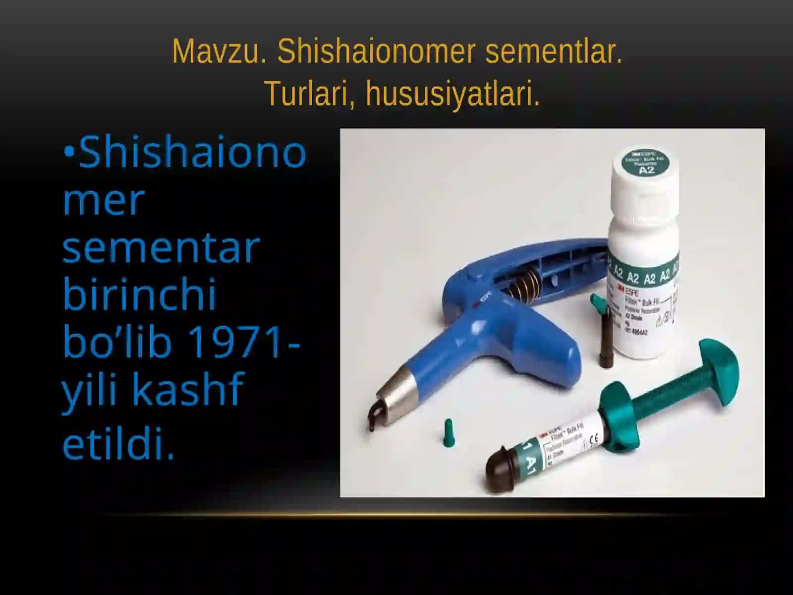 Shisha ionomer sementlar 2