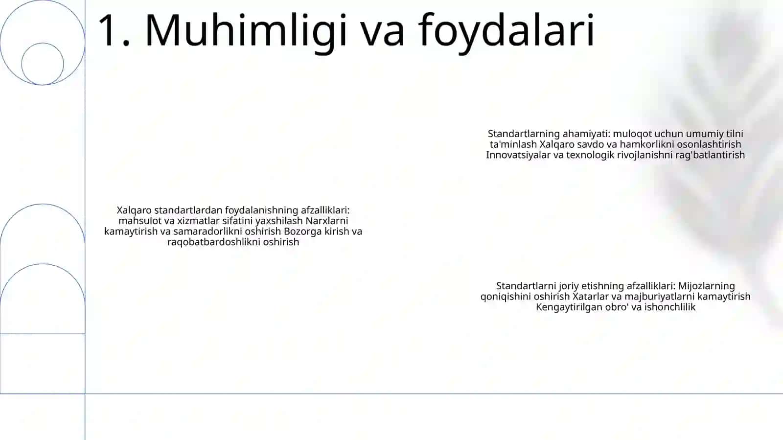 Xalqaro Standartlarni Qo'Llash Va Joriy Etish 2