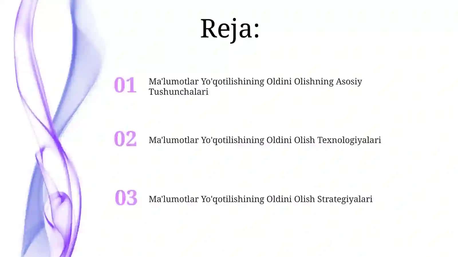 Ma'lumotlar Yo'qotilishining Oldini Olishning Asosiy Tushunchalari 2