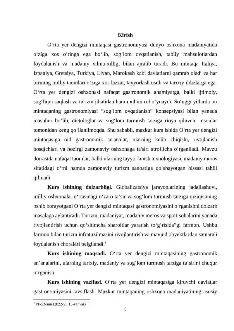 O'rta yer dengizi mintaqasi gastronomiyasi 2