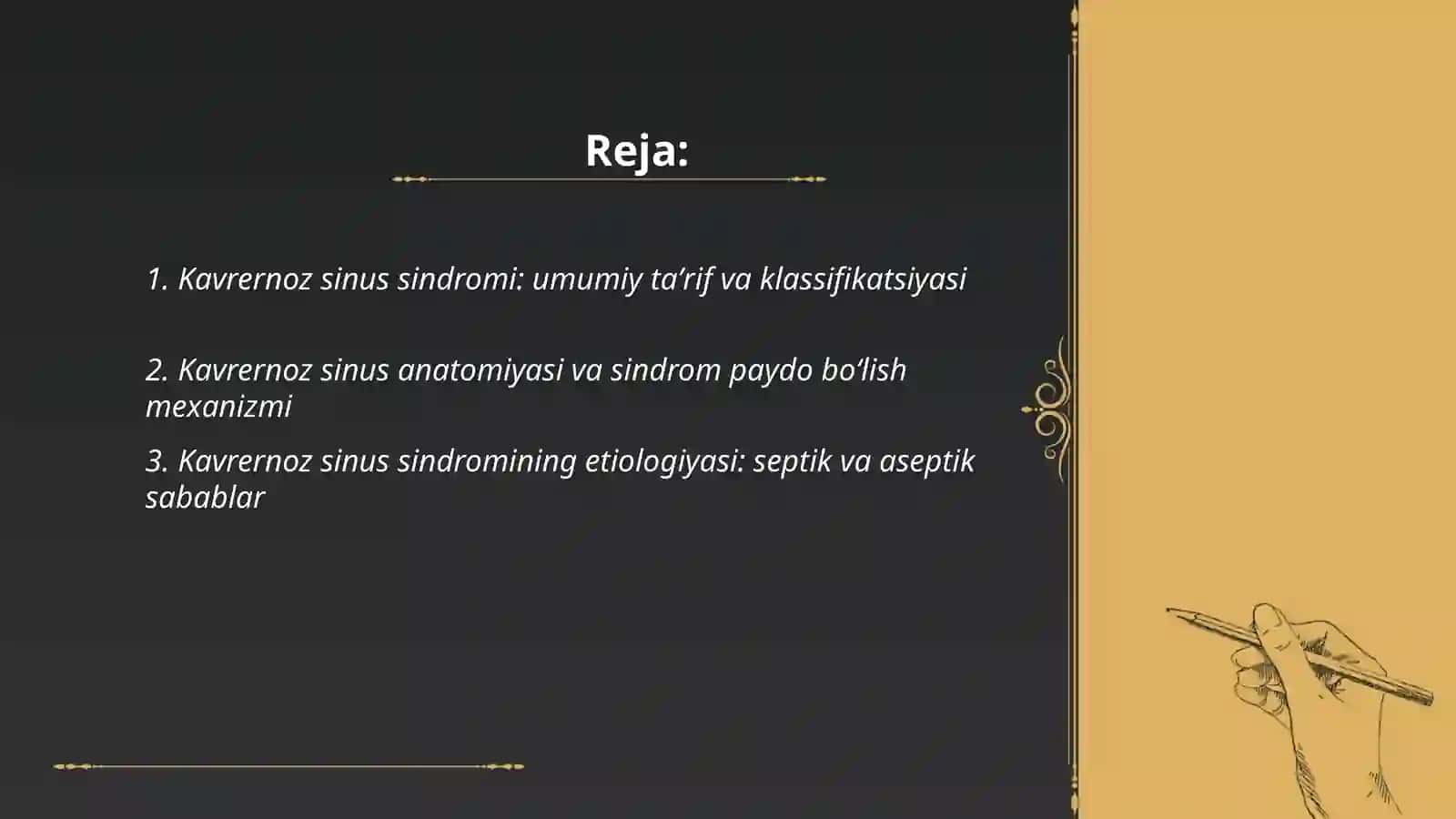 Kavrernoz sinus sindromi 2