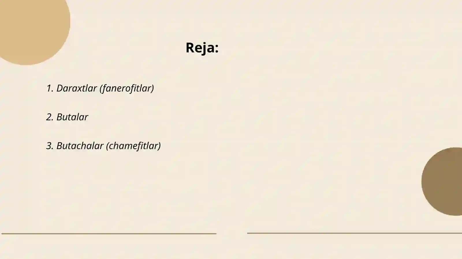 O'simliklarning hayotiy shakllari 2